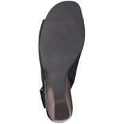 Bella Vita Women's Marin Wedge Sandals - Black Knit Size 5M