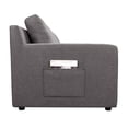 thumbnail image 5 of Waylon Gray Linen 7-Seater U-Shape Sectional Sofa Chaise with Pocket, 5 of 5