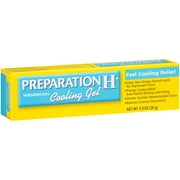 Preparation H Hemorrhoid Symptom Treatment Cooling Gel (0.9 Ounce), Fast Discomfort Relief with Vitamin E and Aloe, Tube