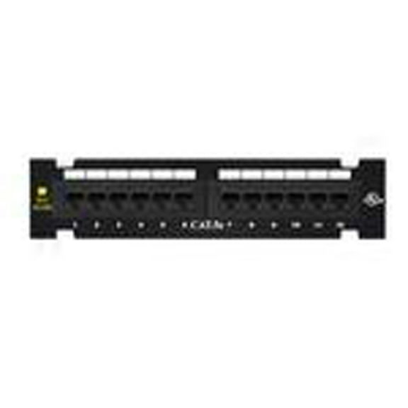 DataComm Electronics 20-5602 12-Port Patch Panel CAT6