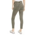 thumbnail image 2 of Indigo Rein Juniors' Women's Leopard-Print Cropped Skinny Jeans Green Size 9, 2 of 4