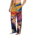 thumbnail image 6 of Susaid Colorful Gecko Jungle Art Print Mens Pajama Pants Set Sleep & Lounge Pants, PJ Bottoms with Pockets and Button Fly-X-Large, 6 of 6