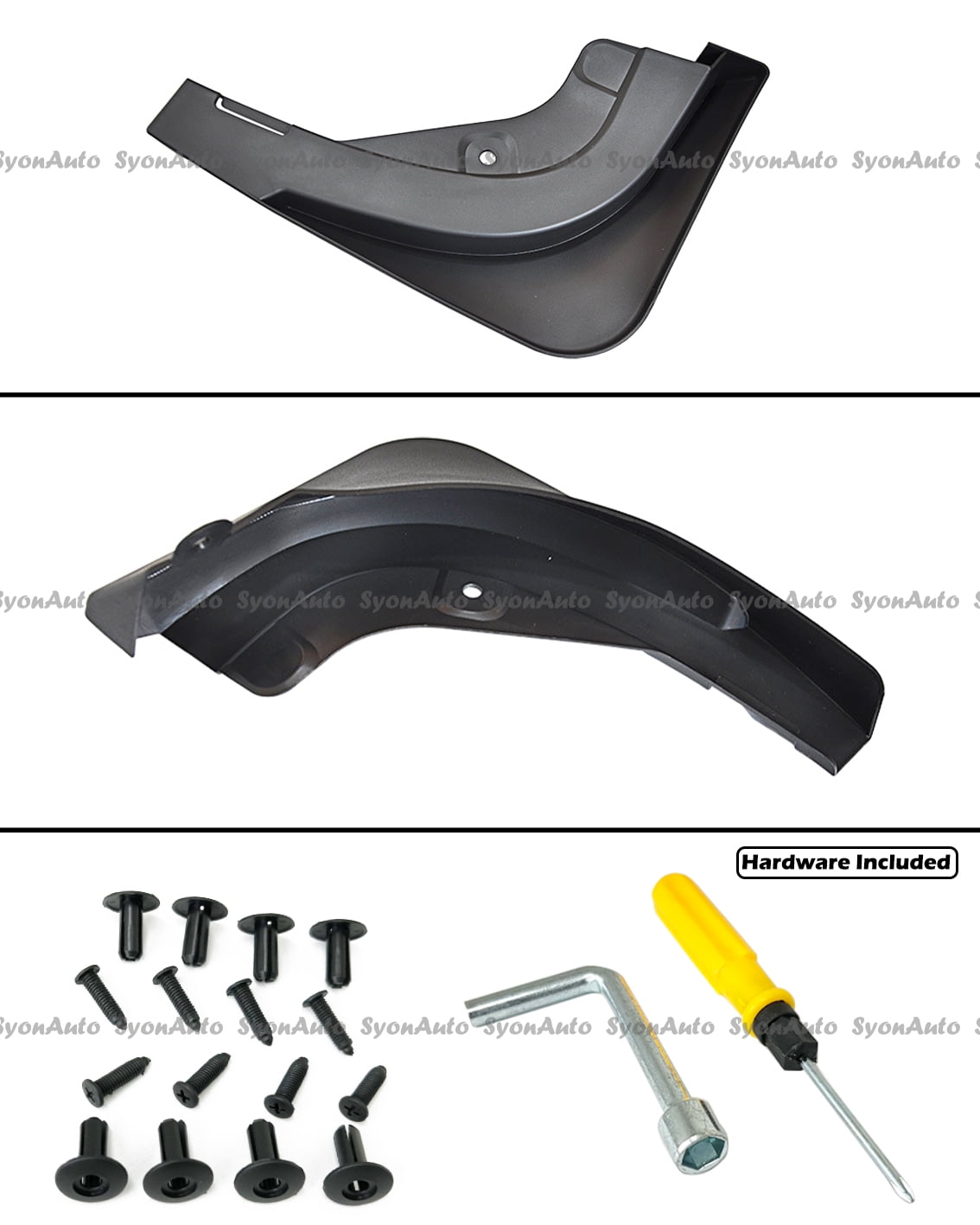 FITS 2017-2024 TESLA MODEL 3 DIRECT FIT DRILLING-FREE MUD FLAP SPLASH GUARDS 4 PCS SET