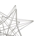 thumbnail image 6 of 11", 9", 7"H Silver Metal Star Sculpture, by CosmoLiving by Cosmopolitan (3 Count), 6 of 10