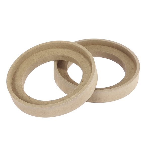Par 3,5 Pulgadas Coche Beige Altavoz Anillo Espaciador Receso Bisel 77mm ID