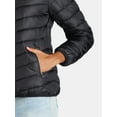thumbnail image 3 of Big Chill Women's and Women’s Plus Packable Puffer Jacket, Midweight, Sizes S-3X, 3 of 6