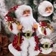 thumbnail image 3 of Muñeco de Papá Noel oscilante de pie, juguete de peluche, decoraciones de regalo de Navidad, adornos navideños de escritorio, 3 of 5