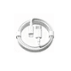 thumbnail image 1 of "2m Cable Para Iphone 5-14 Usb-c A Lightning Carga Rápida Belug Blanco ", 1 of 5