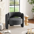 thumbnail image 1 of Living Room Chair - Lambswool Lounge Chair, Soft Lounge Chair,, 1 of 7