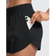 thumbnail image 6 of CRZ YOGA Athletic Shorts for Women 3"High Waisted Quick Dry for Running Workout Gym Track with Zip Pocket, 6 of 8
