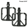 thumbnail image 2 of Multifunction Ultralight Sealed Bearing Bicycle Foot Pedals, One Pair Mountain Bike Pedals with 12 Cleats, 9/16" Thread Universal Mountain Bike Aluminum Alloy Pedals, 2 of 10