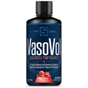 Siren Labs Vaso-VOL Liquid Muscle Pump Volumizer with Agmatine Sulfate - Pre Workout For Men To Take Your Workouts To The Next Level with Vascularity and Performance (Mixed Berry)