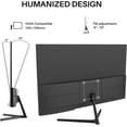 thumbnail image 3 of SANSUI Monitor 27" IPS Computer Monitor,100Hz, USB Type-C FHD 1080P HDR10 Built-in Speakers HDMI DP Game RTS/FPS Tilt Adjustable VESA Compatible (ES-27X3 Type-C Cable & HDMI Cable Included), 3 of 5