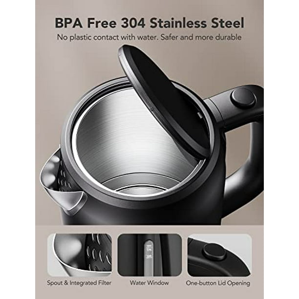 GoveeLife Smart Electric Kettle Temperature Control, WiFi Electric Tea  Kettle with Alexa Control, 1500W Rapid Boil, 2H Keep Warm, 1.7L BPA Free  Stainless Steel Water Boiler for Tea, Coffee, Oatmeal - Coupon
