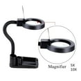 thumbnail image 2 of Desk Lamp Magnifying Crafts Glass Desk Lamp 5X 10X Magnifier With 40 LED Lights Practical, Magnifying Crafts Glass Desk Lamp, 2 of 7