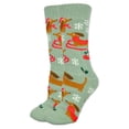 thumbnail image 4 of Fuzzy Babba Women's Holiday Dog Slipper Socks, 1-Pack, Size 4-10, 4 of 5