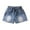 Blue, variant on HZLPFO Girls' Shorts Colorful Cotton Shorts for Playful Days,6-7 Years