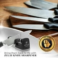 thumbnail image 3 of Zulay Kitchen Aiguiseur de Couteau avec Gant - 2 Étapes, 3 of 6
