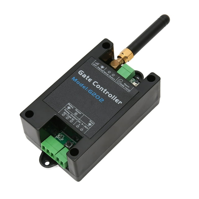 4G Gate Opener, G202 GSM Gate Opener ABS Easy Installation Support 200 Authorized Phone Numbers for Parking for Elevator