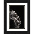 thumbnail image 1 of Brouzes, Alexandre 23x32 Black Ornate Wood Framed with Double Matting Museum Art Print Titled - The Fragile Squaw, 1 of 4