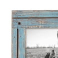 thumbnail image 5 of Foreside Home & Garden Blue 4 x 6 inch Decorative Distressed Wood Picture Frame, 5 of 5