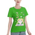 thumbnail image 2 of T-Shirt Basique à Manches Courtes pour Femmes Sailor Moon Lièvre Lunaire, 2 of 6
