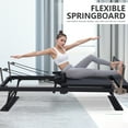 thumbnail image 3 of Happydeer Pilates Machine Yoga Studio Bed Foldable Pilates Reformer Machine Equipment Yoga Training Bed Aluminum Sliding Rail, 3 of 9