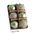 thumbnail image 3 of PONPRNGY Green Christmas Ball Box Special-shaped Ball Christmas Tree Decoration Pendant Ornaments Ball, 3 of 6