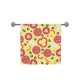 thumbnail image 3 of Toalla de baño con estampado de pizza, tomate y salami, 3 of 4