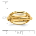 thumbnail image 5 of Finest Gold 14K Polished Rolling Ring, Size 5.5, 5 of 5