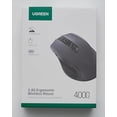 thumbnail image 3 of Mouse Inalámbrico UGREEN Negro Ergonómico 6 Botones 4K dpi para PC y Mac, 3 of 11
