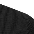 thumbnail image 6 of USNSM Men's Commuting Cardigan Button Down Side Pockets Stand Up Collar Thick Knit Sweater Jacket for Casual Fall Wear Black XXXXL, 6 of 8