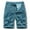 Sky Blue, variant on Fankiway Men'S Summer Fashion Outdoors Casual Button Pocket Print Sport Shorts Pants Shorts for Men Sport Mens Shorts Athletic