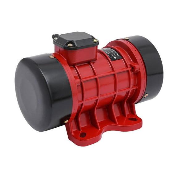 250W Concrete Vibrator Vibration Motor,Electric Vibrating Vibrators Shaker Table 110V (Red Black)