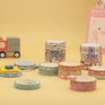 thumbnail image 2 of YUBX Cute Pets Washi Tape Set 18 Rolls Skinny Animals Gold Decorative Tapes, 2 of 8