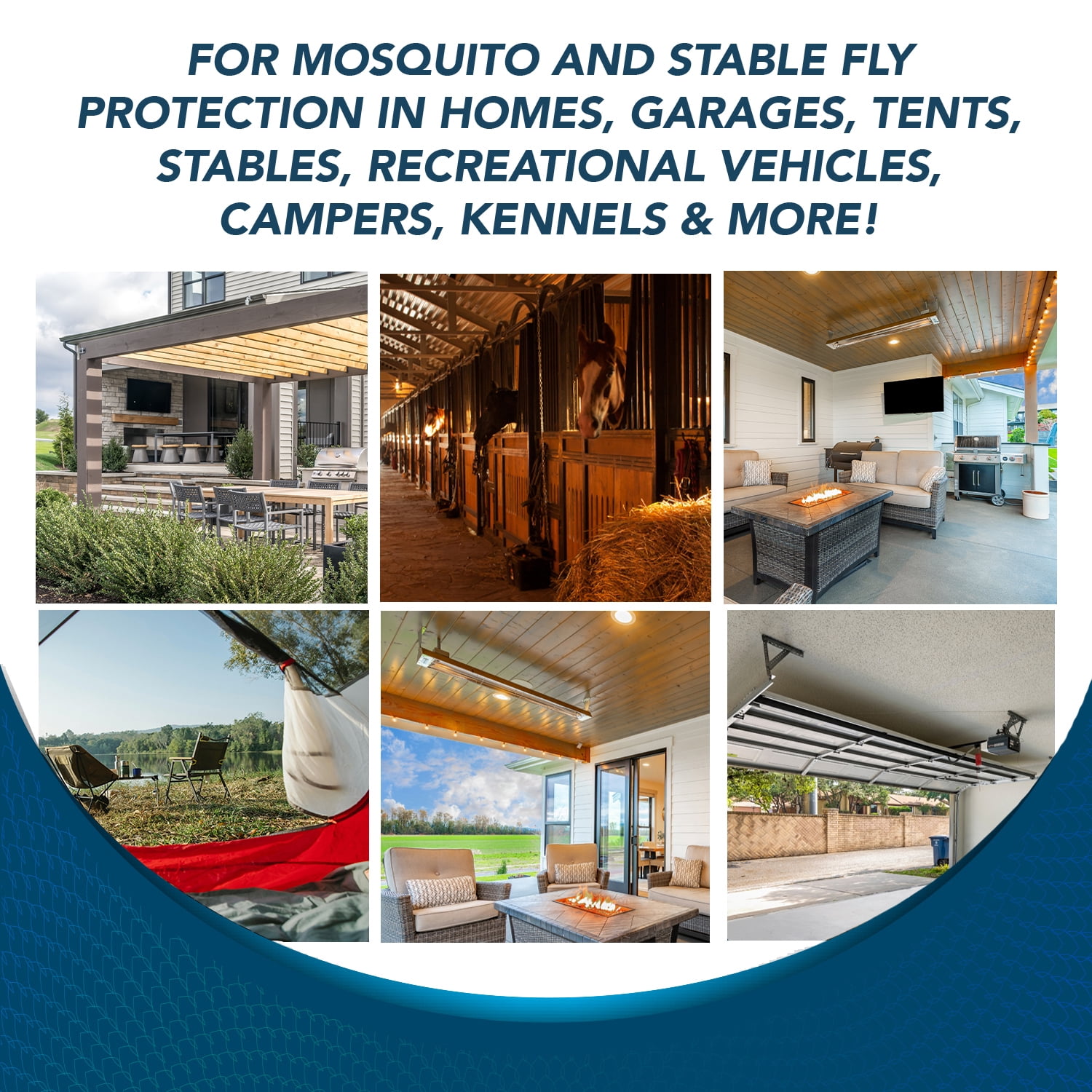 Pic BiteBarrier Vapor Release System Mosquito and Fly Killer, Long-Lasting Mosquito Defense, EPA Registered, Outdoor Use