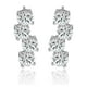 thumbnail image 1 of Aretes Ocean Heart OH16-1019 de oro blanco con cristales corte diamante blancos, 1 of 2