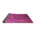 thumbnail image 2 of Ahgly Company Indoor Round Oriental Purple Industrial Area Rugs, 5' Round, 2 of 4