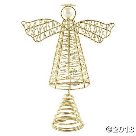 Gold Angel Christmas Tree Topper