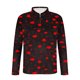 thumbnail image 5 of Blusa y camisa de manga larga con cuello vuelto para hombre, jersey de solapa con cremallera de manga larga, blusa informal con estampado de San Valentín para hombre, blusa de poliéster, 5 of 5