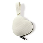 Squooshi Silicone Pacifier Holder Case - White Heart