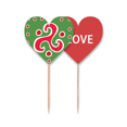 thumbnail image 1 of espiral dart mexico totems  civilización dibujo Palillos de dientes bandera etiqueta de amor selección de pastelitos, 1 of 4