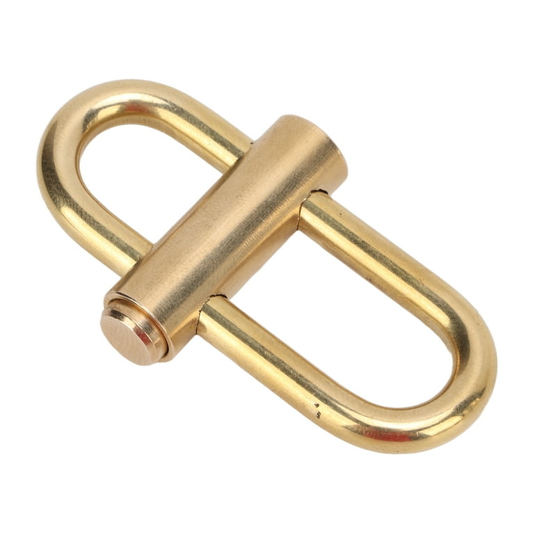 Brass Lock Keychain Brass Lock Clip Key Holder Lock Clip Buckle