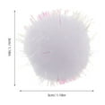 thumbnail image 2 of VERDANVERSE Colored Pom Poms Multi Polypropylene Fiber 100Pcs 1.2In Round Fluffy, 2 of 8