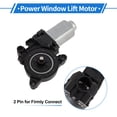thumbnail image 4 of Unique Bargains Rear Right Passenger Side Power Window Regulator Lift Motor for Hyundai Elantra 1.4L 2017-2020 No.83450F2000 2 Pins Car Window Glass Lift Motor, 4 of 7