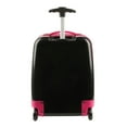 thumbnail image 6 of Disney Minnie Mouse Bows & Shooting Stars Black & Pink 16.5" Rolling Toddler Luggage, 6 of 7