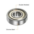 thumbnail image 4 of Uxcell 609ZZ Deep Groove Ball Bearings 9x24x7mm Chrome Steel ABEC1 Z2 15 Pack, 4 of 5