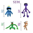 thumbnail image 3 of Juguetes de peluche Rainbow friends, 4 muñecas de peluche de peluche nocturno Rainbow Friends para regalar a los fanáticos, Navidad de Halloween para todo tipo de fiestas y juegos XGeek ALL, 3 of 5