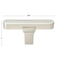 thumbnail image 2 of GlideRite 2-1/4 in. Solid Flat Cabinet T Knob, Satin Nickel - 4842-T-SN, 1 Pack, 2 of 4