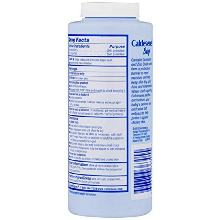 Caldesene Cornstarch Baby Powder with Zinc Oxide Talc Free Baby
